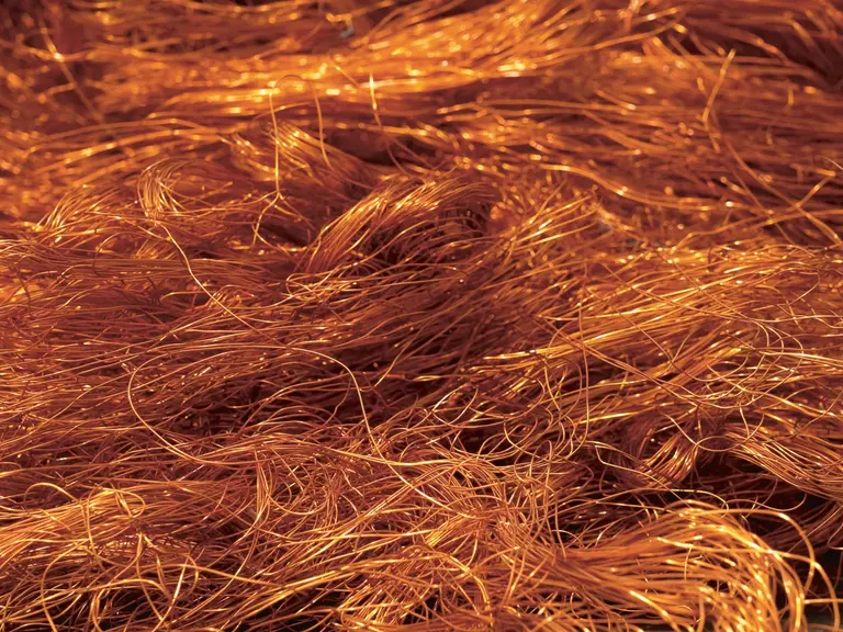 Close-up of copper wire